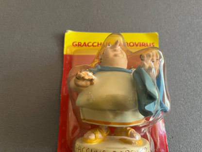 Figurine de Collection Astérix Obélix Gracchus Garovirus Plastoy Atlas
