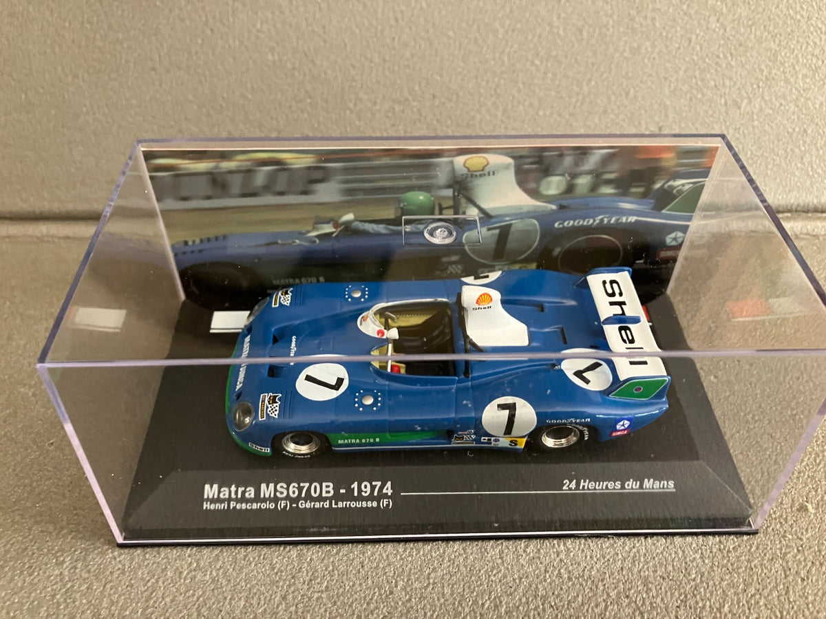 Voiture Miniature Matra MS670B 1974 Pescarolo 24 Heures du Mans Altaya au 1/43