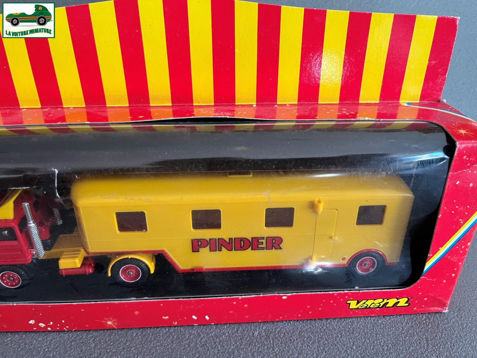 Voiture Miniature Semi Remorque Renault Transport Cage Pinder Verem 807 1/50