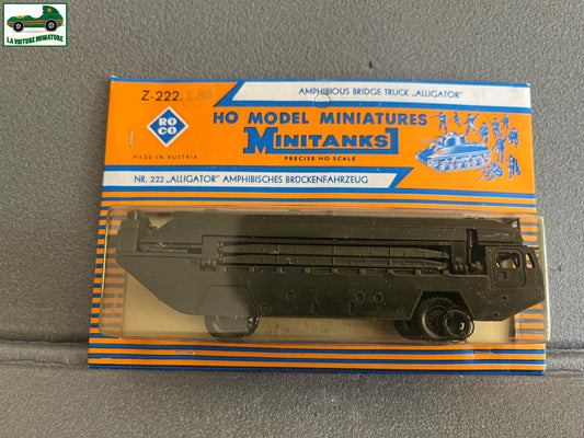 Miniature Engin Militaire Camion Blindé Z-222 Alligator Roco Minitanks  1/87 HO