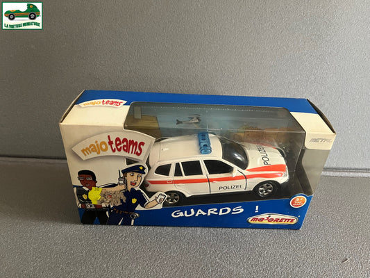 Voiture miniature BMW Polizei Police Guards Majorette Majoteams