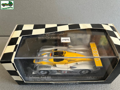 Voiture miniature Infineon Audi R8 Sebring 2002 12 hours Minichamps 1/43