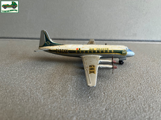 Ancienne Miniature Dinky Toys Avion Vickers Viscount 60E Meccano France Epave