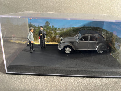 Voiture Miniature Citroen 2CV Etape 4 La Route Bleue RN7 1/43