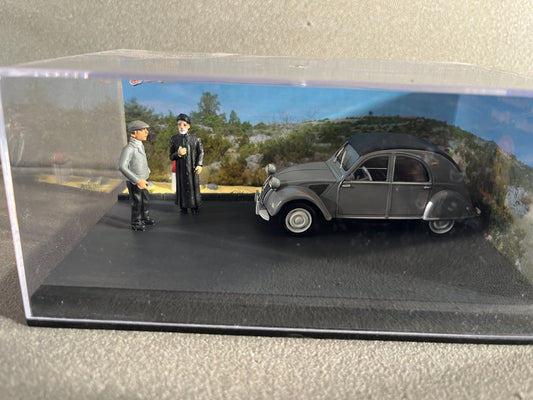 Voiture Miniature Citroen 2CV Etape 4 La Route Bleue RN7 1/43
