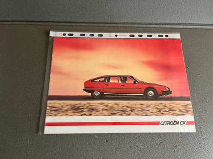 Ancien Dépliant Brochure Documentation Automobile Citroen CX
