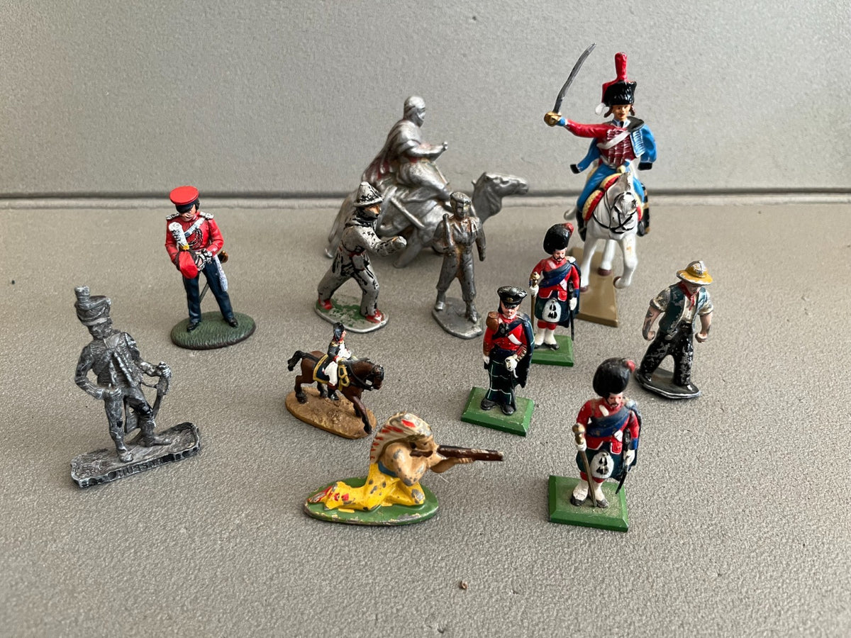 Figurine de Collection Lot Soldats Plombs Aluminium