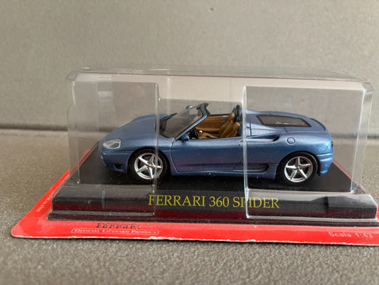 Voiture miniature Collection Ferrari 360 Spider Ixo Fabbri au 1/43