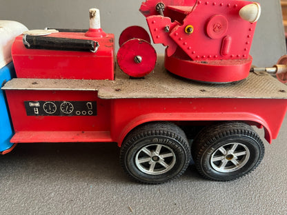 Jouet Ancien Voiture Miniature Tôle Camion Pompiers Gama Incomplet