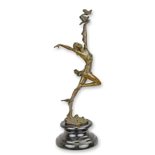 STATUE MODERNE SCULPTURE BRONZE DANSEUSE