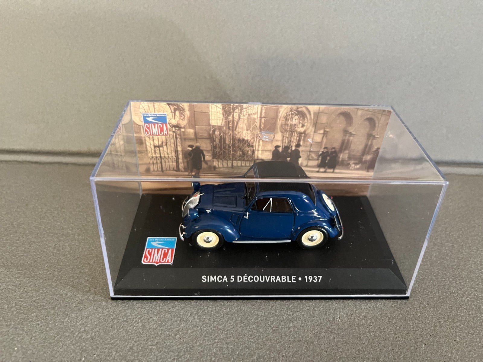 Voiture Miniature Simca 5 Découvrable 1937 Altaya au 1/43