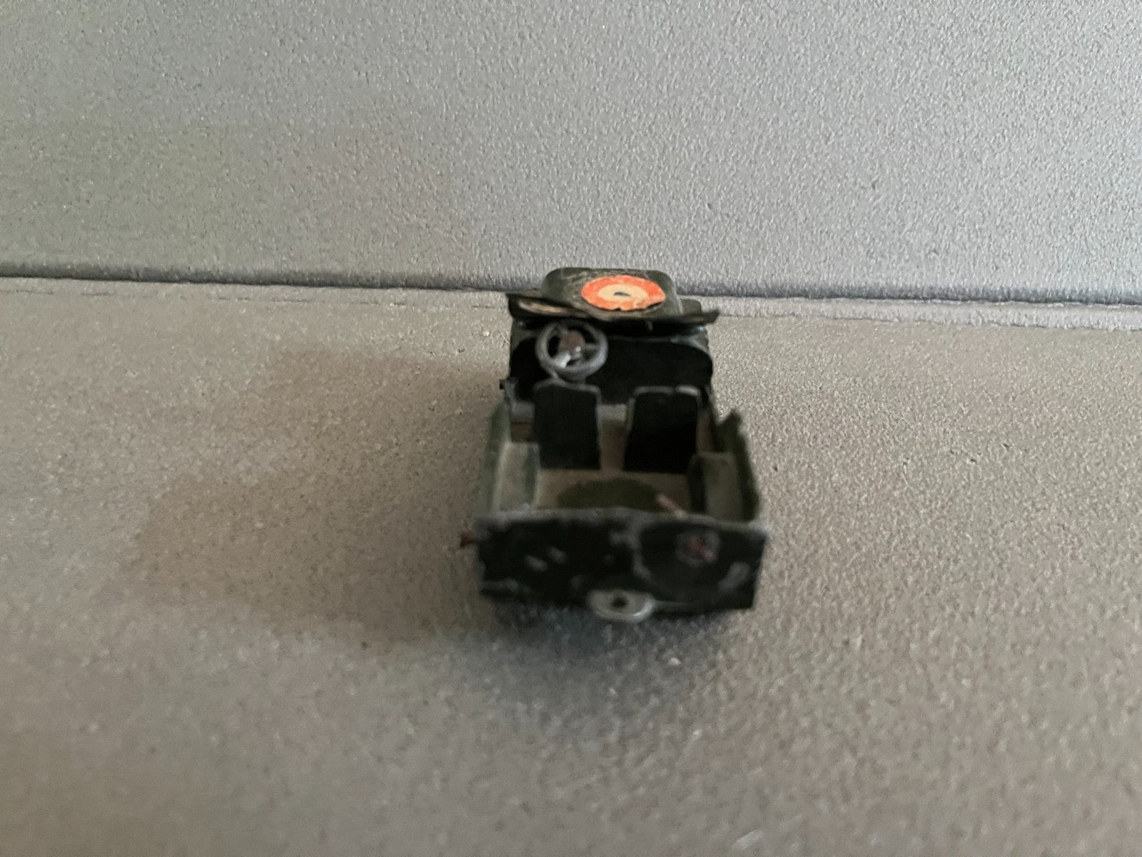 Rare Ancienne Voiture Miniature Militaire Jeep Willis Armée Française Zamak 1/43