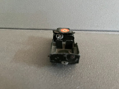 Rare Ancienne Voiture Miniature Militaire Jeep Willis Armée Française Zamak 1/43