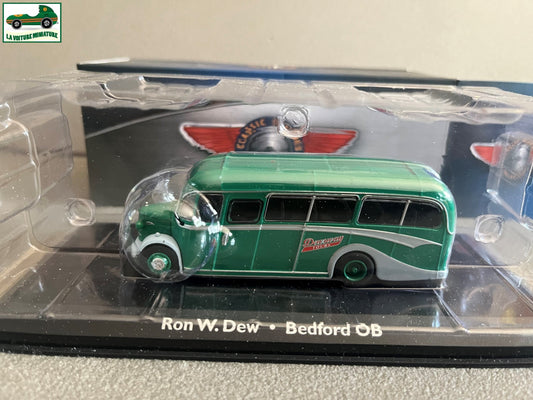 Voiture miniature Ron W. Dew Bedford OB Autobus Bus Autocar Atlas 1/72