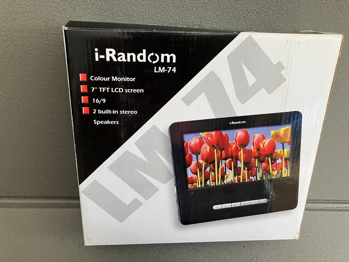 Lecteur DVD portable i-Random DP719 + Moniteur LM74 Automobile Voiture