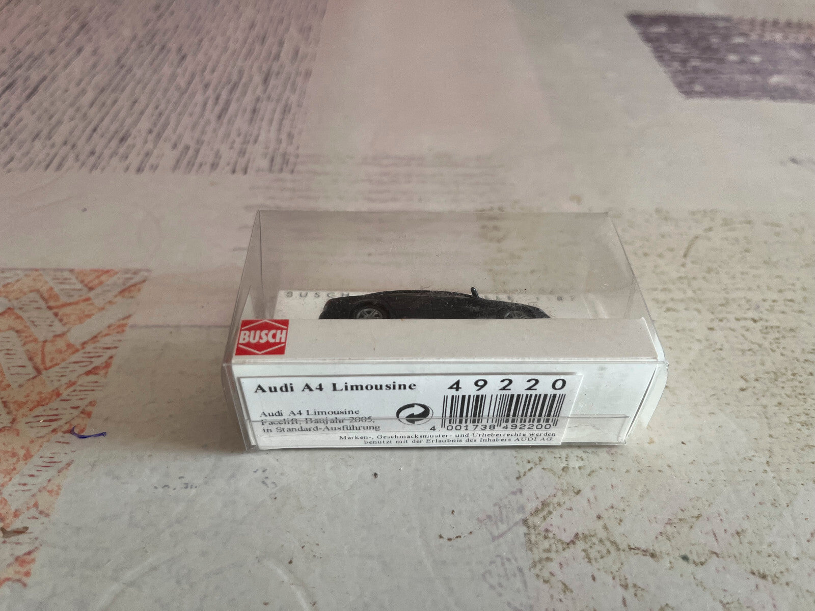 Voiture Miniature Audi A4 Limousine Busch Germany 1/87 HO