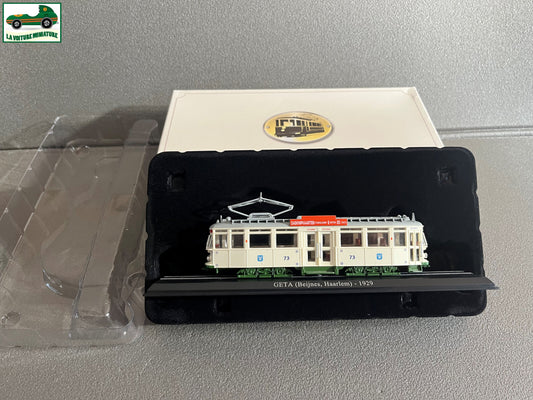 Voiture Miniature Tramway Geta 1929 Beijnes Haarlem Ixo Atlas au 1/87