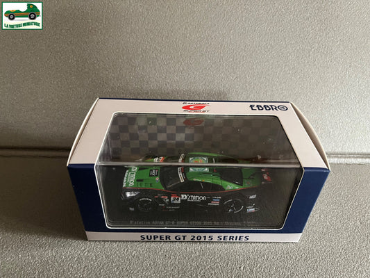 Voiture Miniature Nissan D'Station Advan GT-R Super GT500 2015 Ebbro 1/43