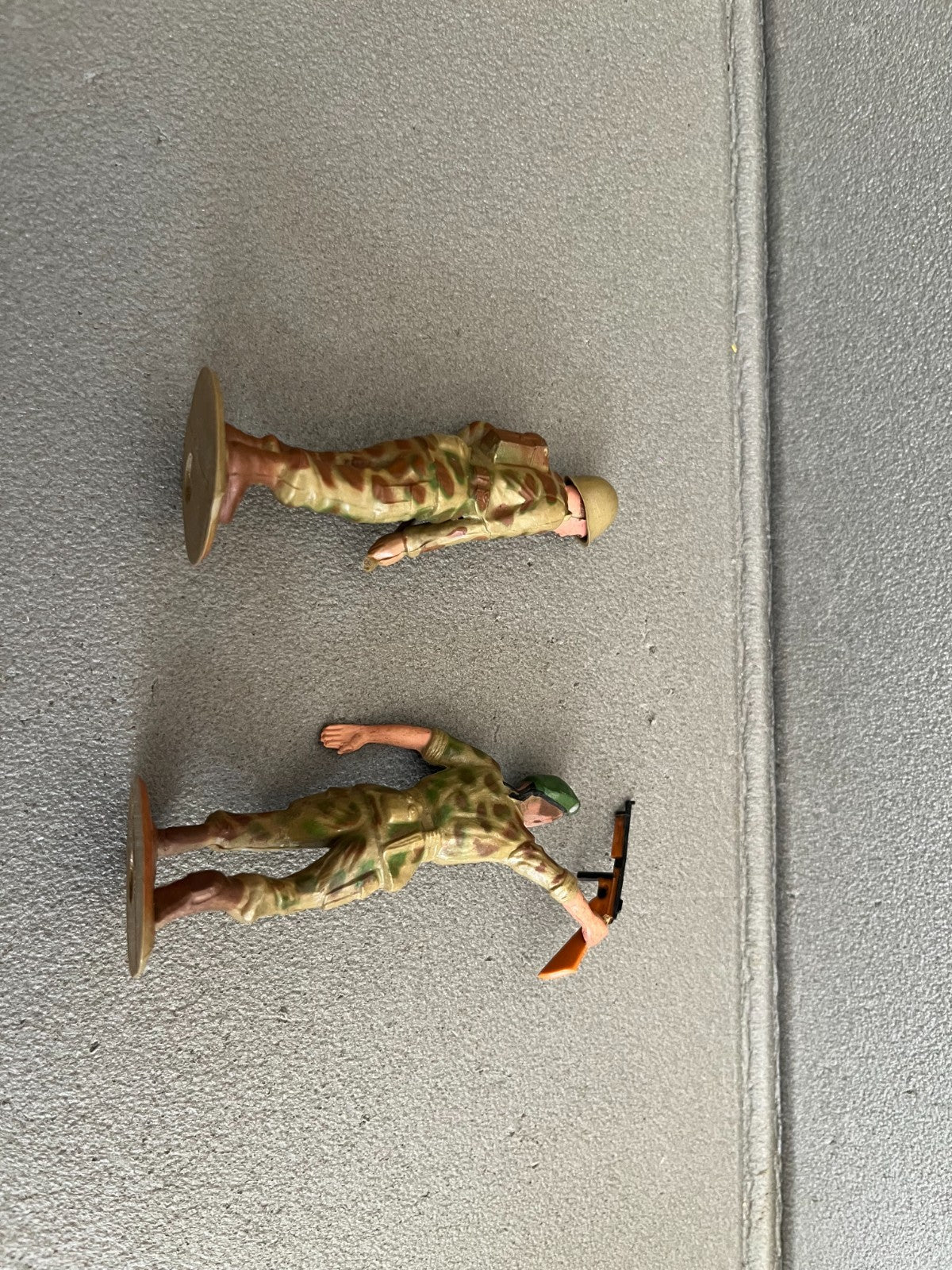 Figurine de Collection Lot Soldats Plastique Ancien Clairet