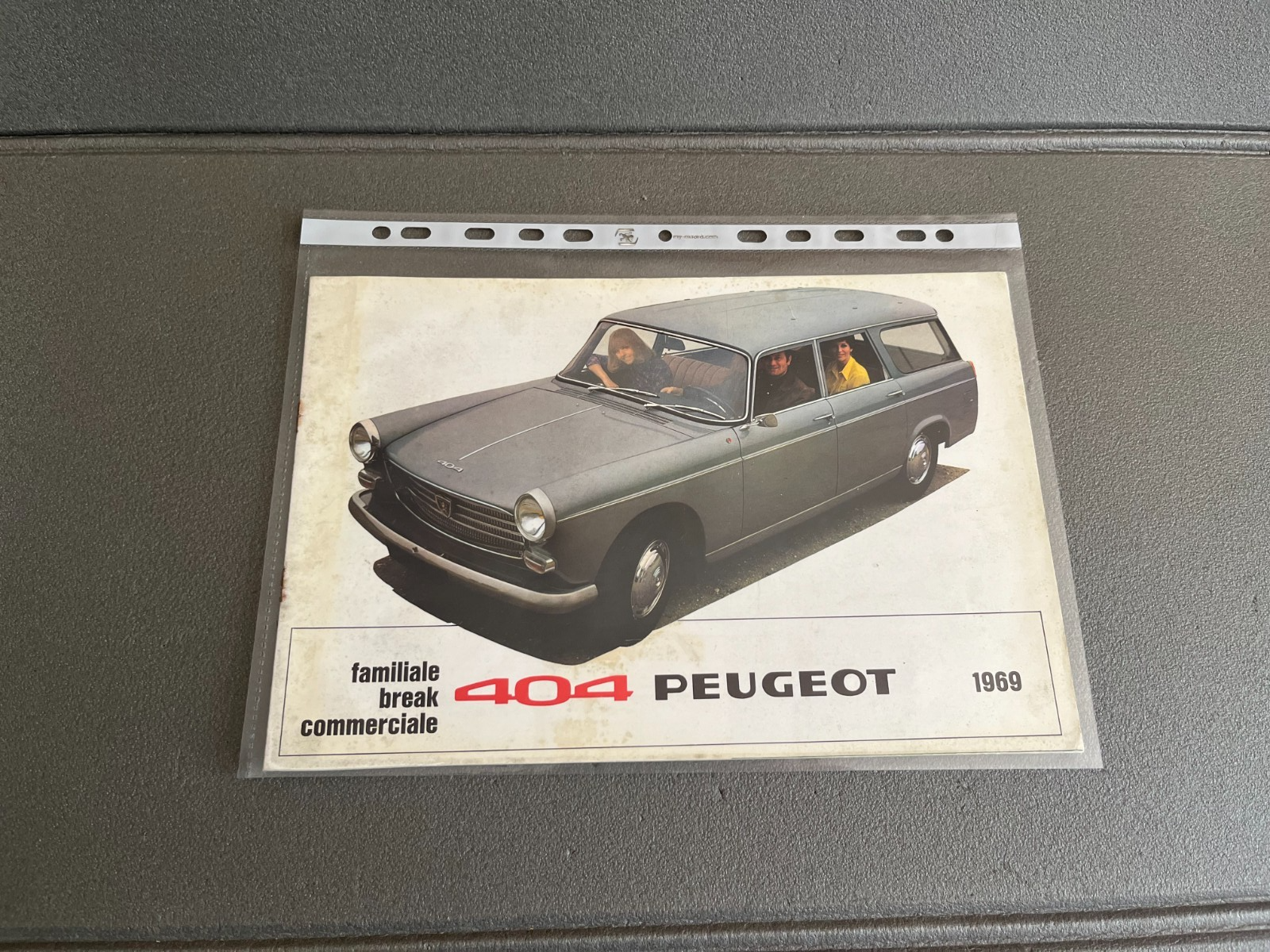 Ancien Dépliant Brochure Documentation Automobile Peugeot 404 Familiale Break
