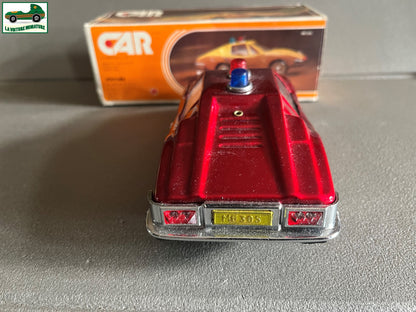 Ancien Jouet Voiture CAR Police MF305 Made in China Tole Metal à Friction