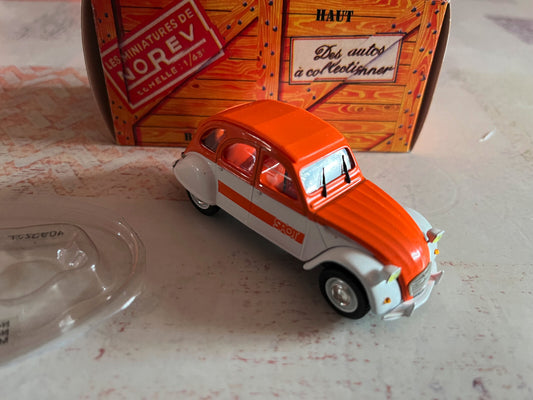 Voiture Miniature 2 CV Citroen 2cv Spot 1976 Norev 1/43