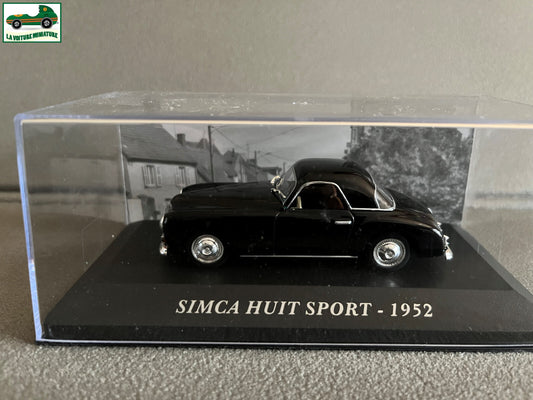 Voiture Miniature Simca Huit Sport 1952 au 1/43 Ixo Altaya