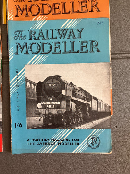Lot Livre Magazine Revue Modélisme Ferroviaire The Railway Modeller 1952