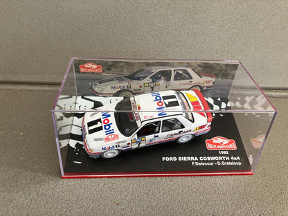 Voiture Miniature Ford Sierra Cosworth 4x4 Rallye Monte Carlo 1992 Altaya 1/43
