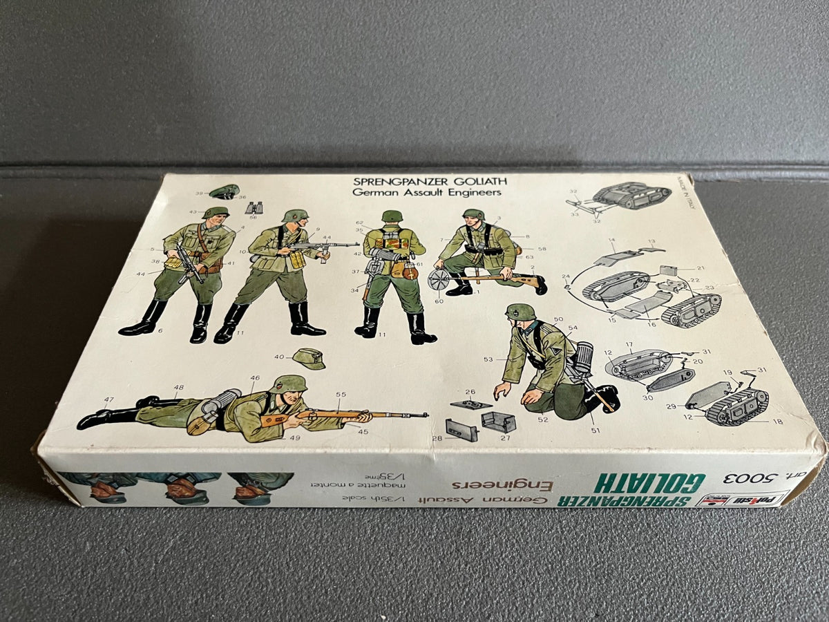Maquette Militaire Figurine Soldat Spengpanzer Goliath German Polistil 1/35