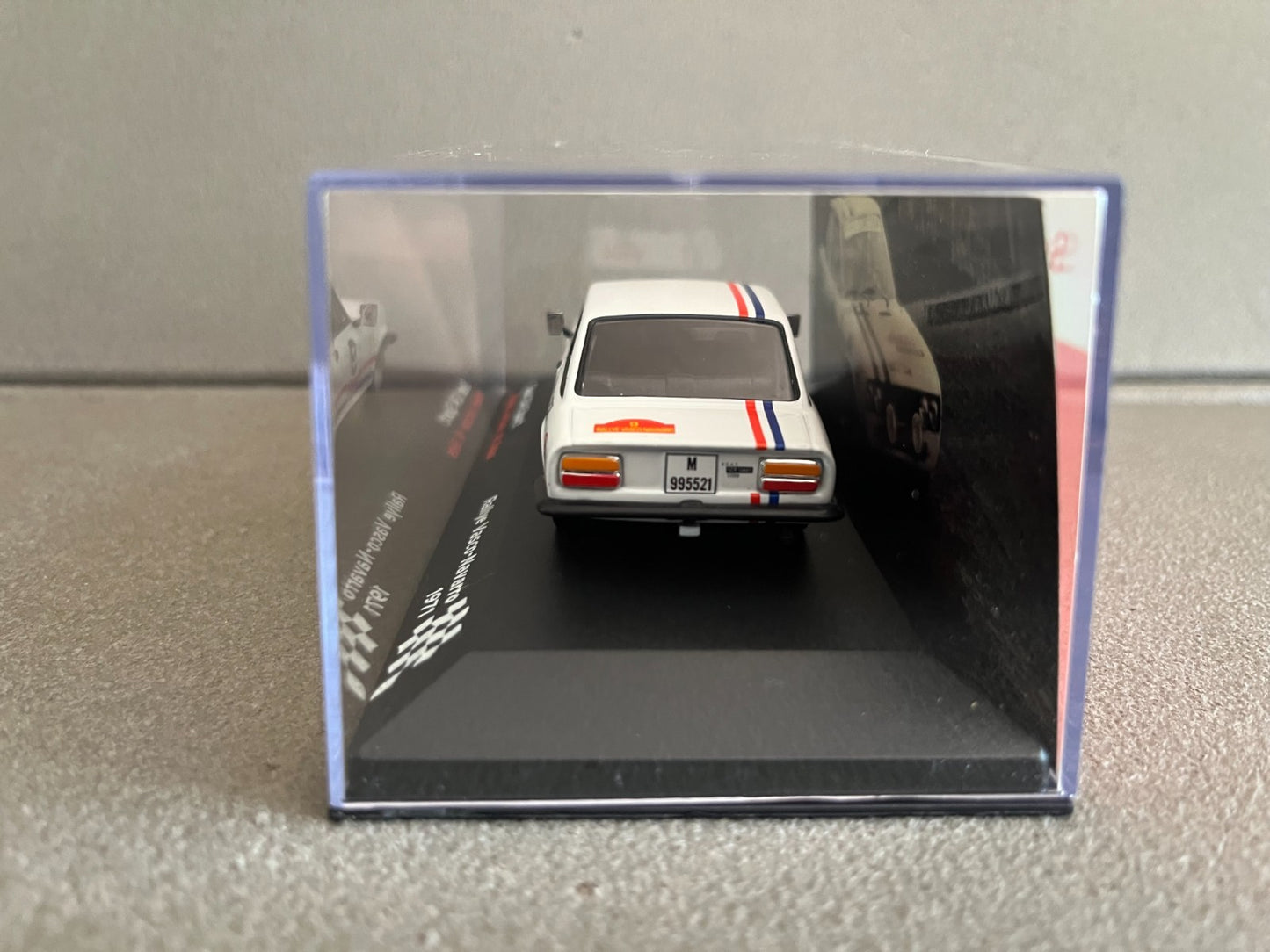 Voiture Miniature Seat 124 Sport Rallye Vasco Navarro 1971 au 1/43