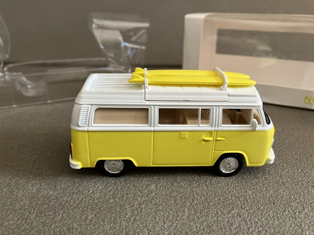 Voiture Miniature Volkswagen Combi T2B Camping Car Van Norev 1/43