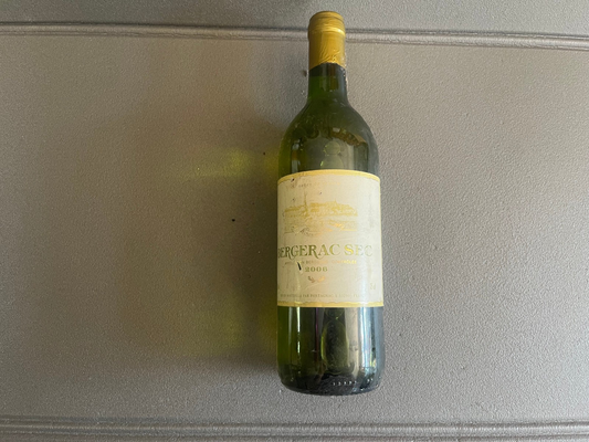 Ancienne Bouteille Vin Bergerac Sec 2006 Fontagnac Collection Perso