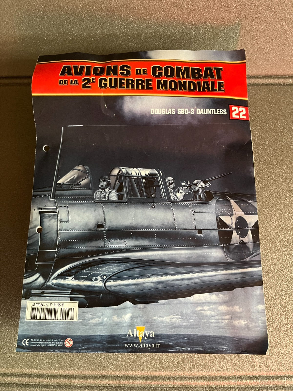 Avion miniature Militaire 2e Guerre Douglas SBD-3 Dauntless Altaya 1/72
