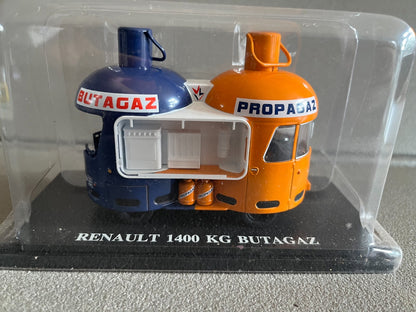 Voiture miniature Camion Renault 1400 KG Butagaz Auto Plus Hachette 1/43