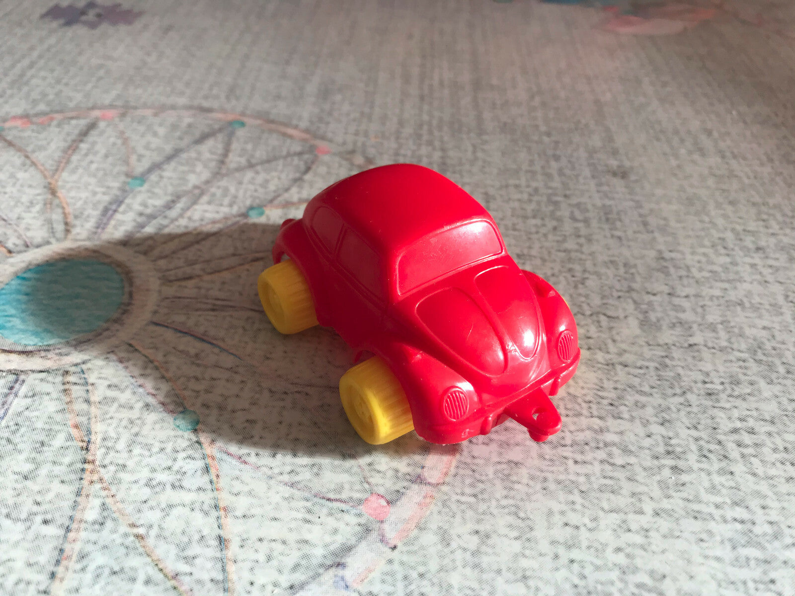 Jouet Ancien Voiture miniature Flexi Toys Sweden Volkswagen Beetle Plastique