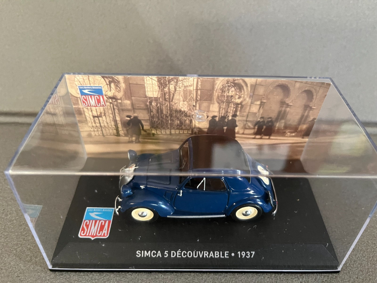 Voiture Miniature Simca 5 Découvrable 1937 Altaya au 1/43