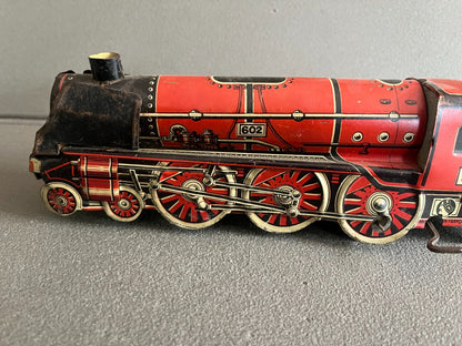 Jouet Ancien Mécanisme Miniature Train Locomotive SNCF Memo 602 France Incomplet