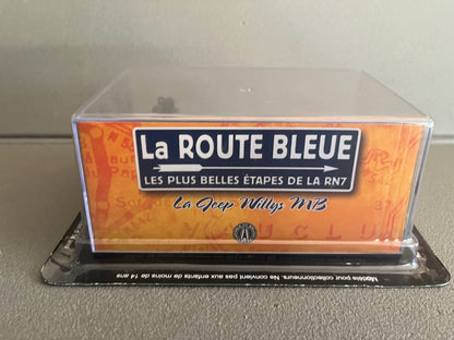 Voiture Miniature Jeep Willys MB Etape 33 La Route Bleue RN7 1/43