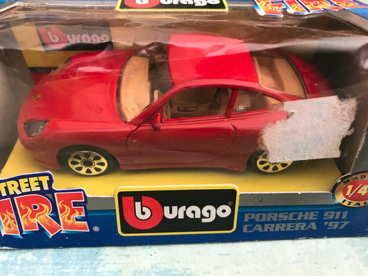 Voiture Miniature Porsche 911 Carrera Burago 1997 '97 1/43