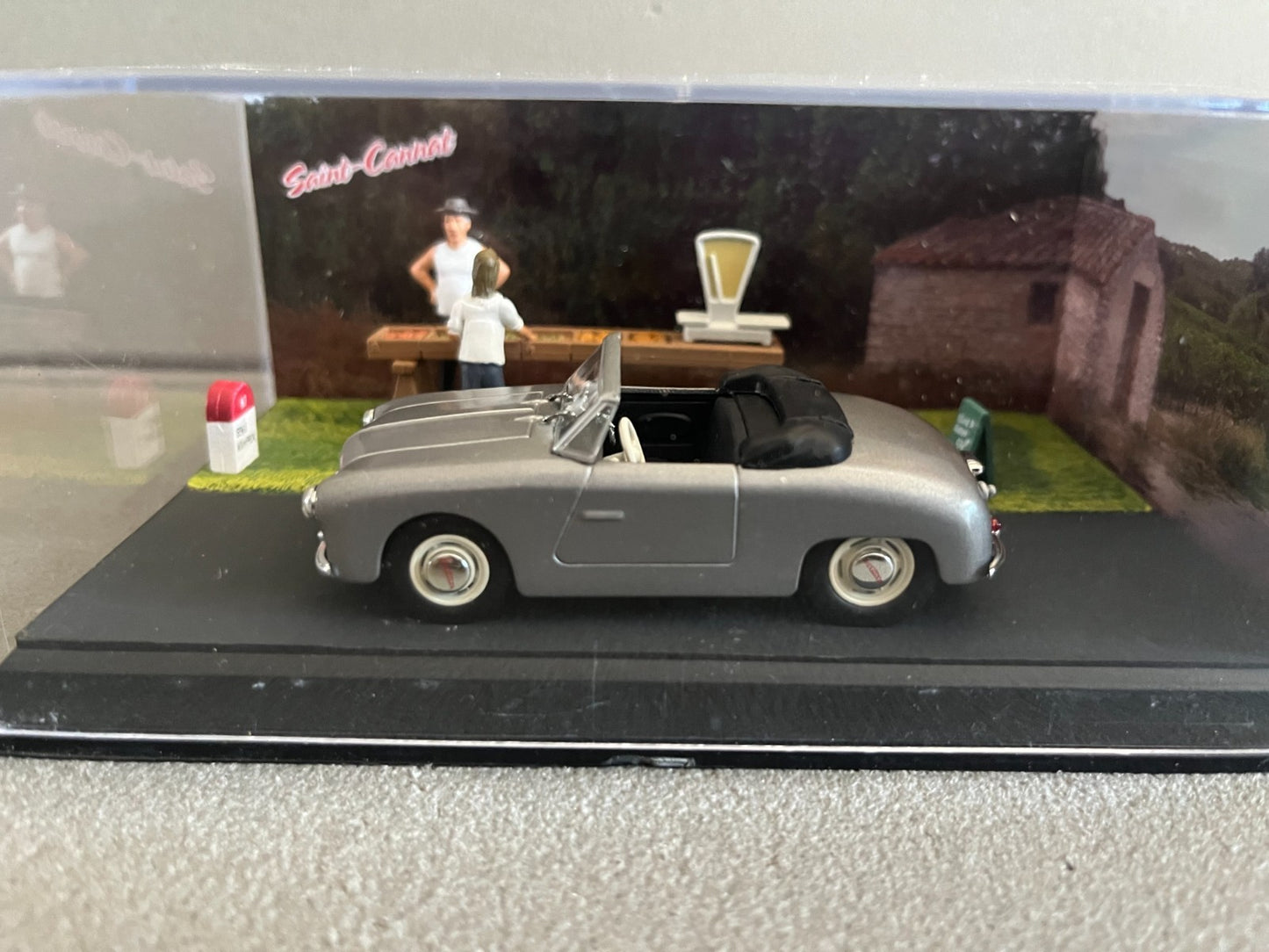 Voiture Miniature Panhard Dyna Junior Etape 28 La Route Bleue RN7 1/43