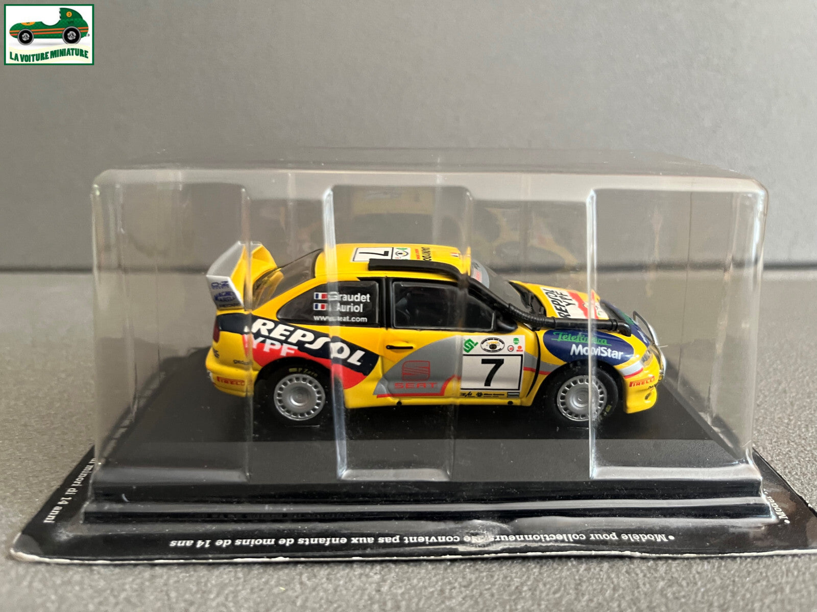 Voiture Miniature Seat Cordoba WRC Safari Rally 2000 Rallye au 1/43