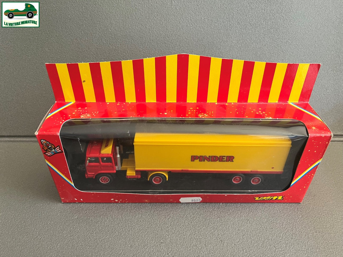 Voiture Miniature Semi Remorque Renault Transport Matériel Pinder Verem 811 1/50