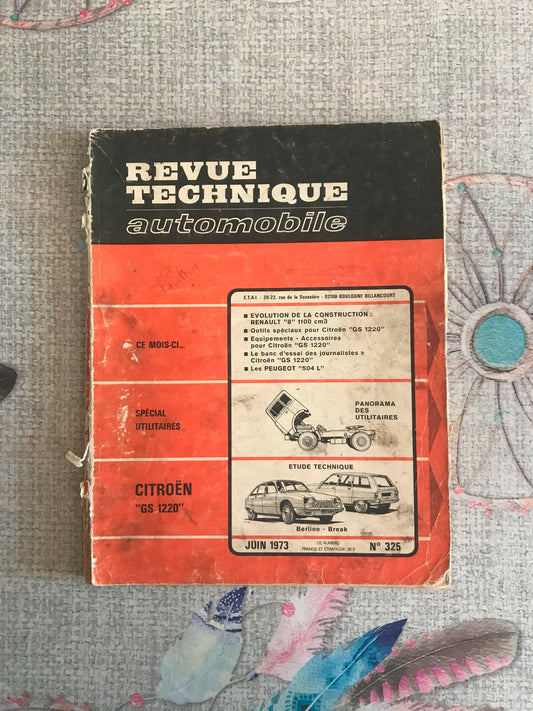 Livre Revue Technique Automobile Citroen GS 1220