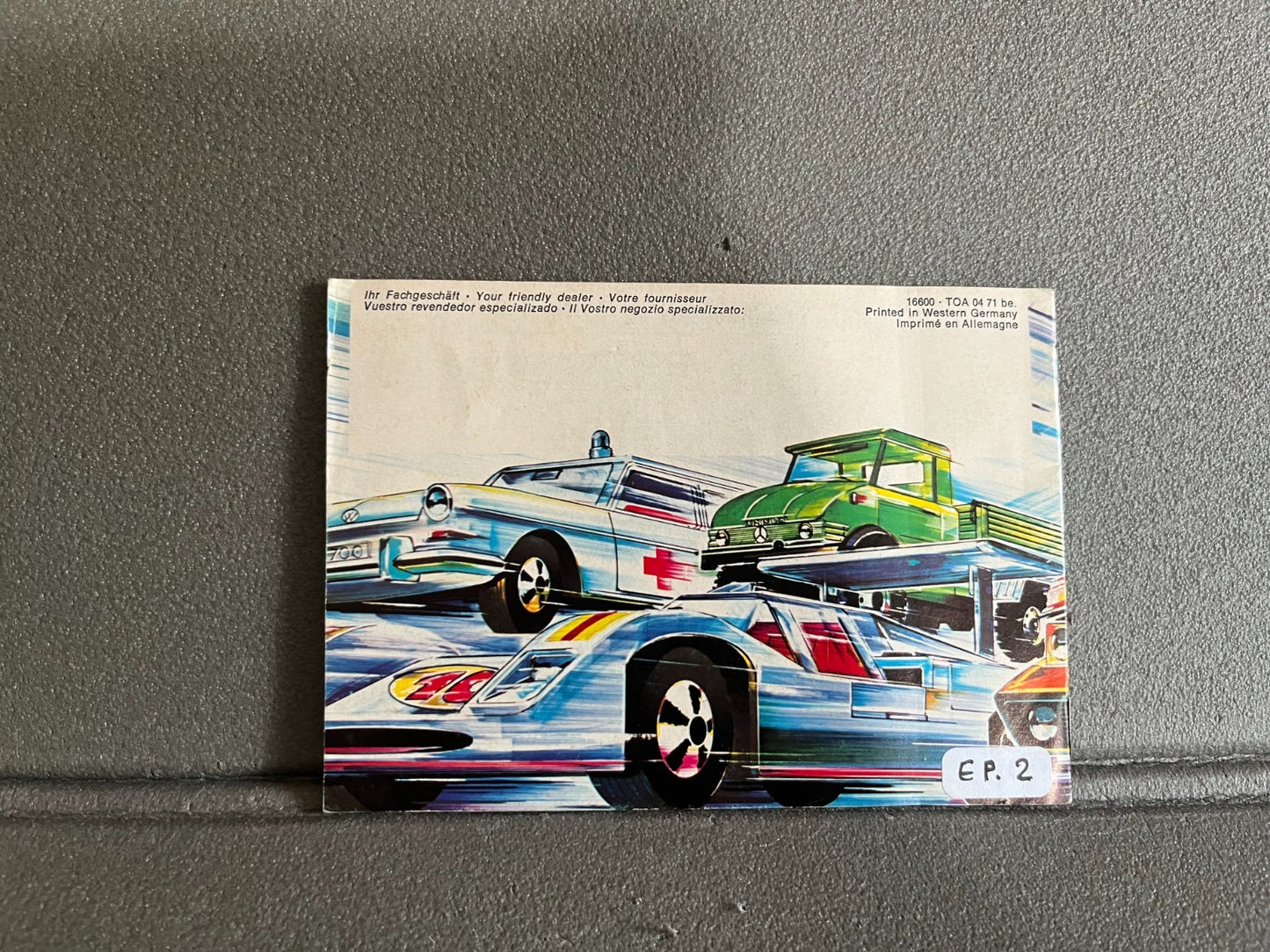 Ancien Dépliant Documentation Catalogue Jouet Voiture Marklin
