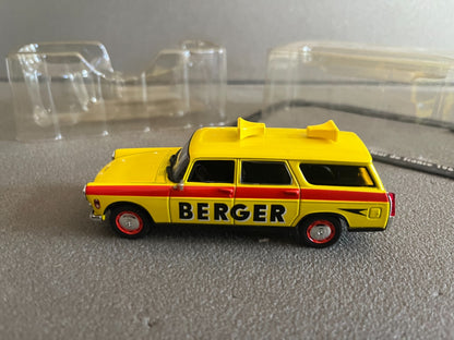Voiture Miniature Peugeot 404 Berger Tour de France 1966 Norev Vélo au 1/43