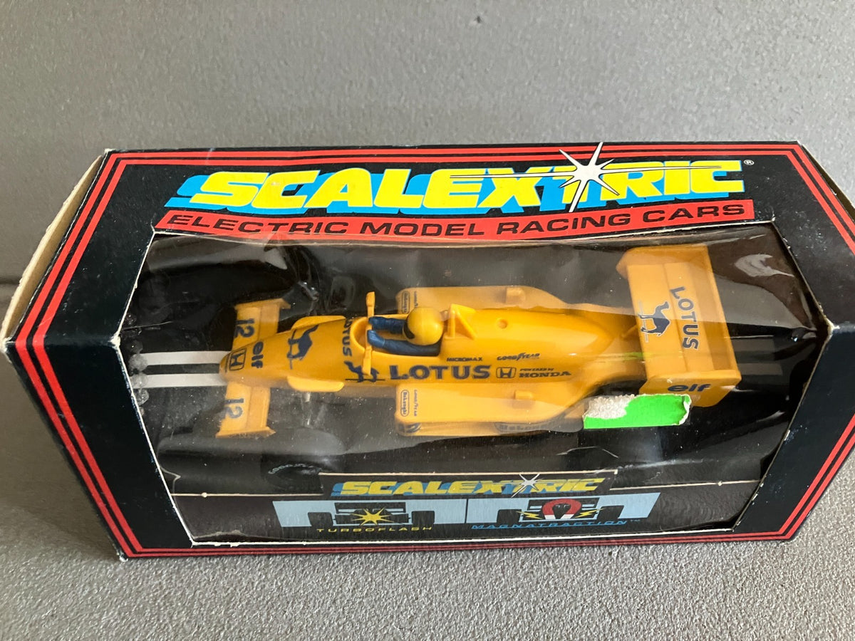 Voiture Miniature Circuit Formule 1 Lotus Honda Turbo C434 Scalextric 1/32