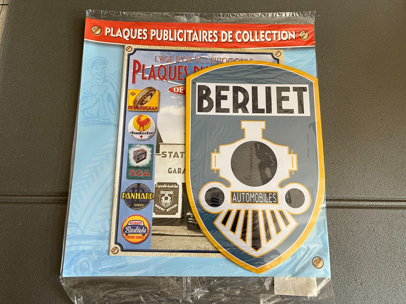 Plaque Métal Voiture Automobile Publicitaire Collection Berliet