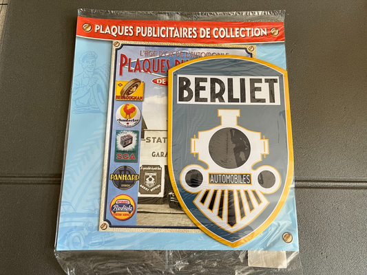 Plaque Métal Voiture Automobile Publicitaire Collection Berliet