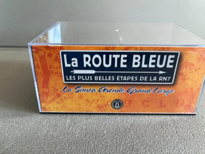 Voiture Miniature Simca Aronde Grand Large  Etape 23 La Route Bleue RN7 1/43